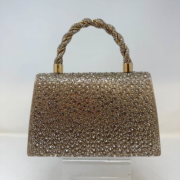💖💖NEW ARRIVAL!  Pave Crystal Kelly Bag Silver - Picture 3 of 3